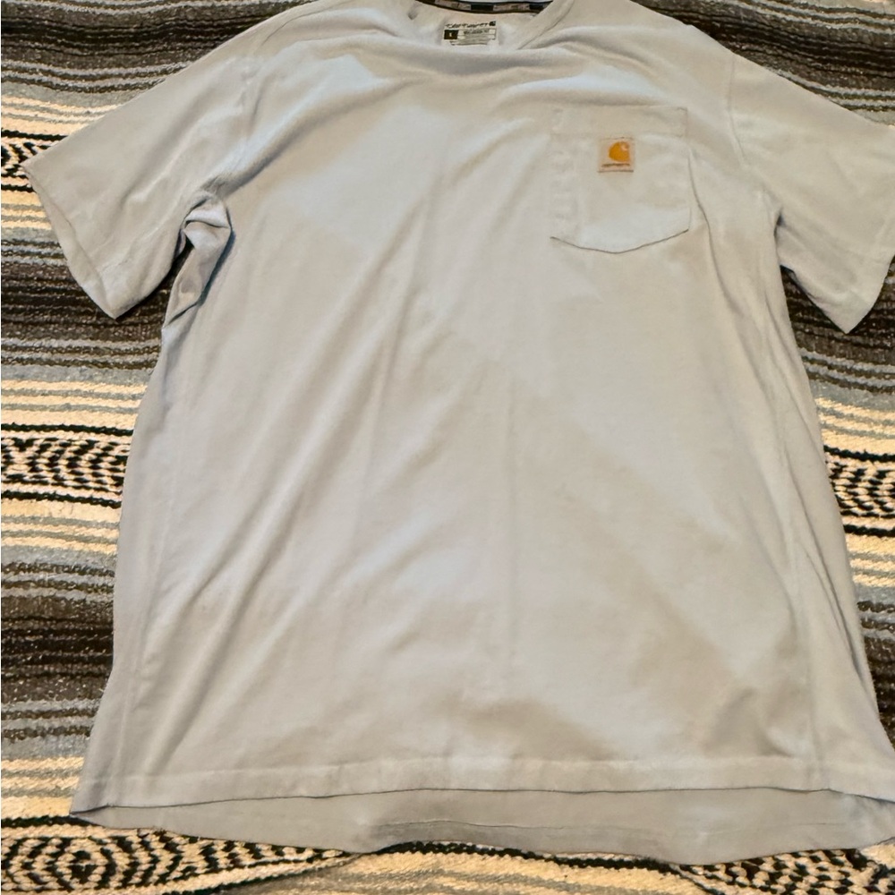 Carhartt Men's Light Blue T-Shirt